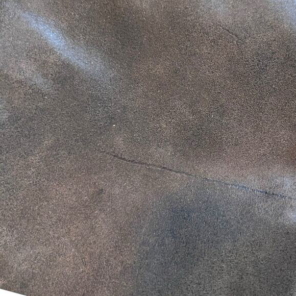 Vtg Argentinian Leather Jacket Sz L Full Zip Solid Heavy -Leather Shop. EUC READ - Picture 16 of 16